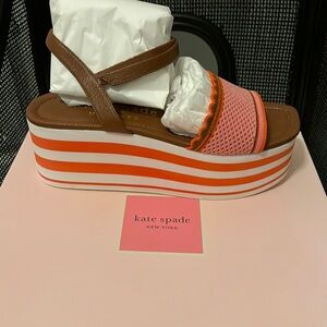 Kate Spade wedges. Brand new. In box.